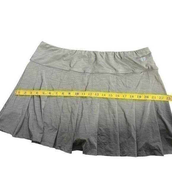 ELEVEN BY VENUS WILLIAMS Grey Pleated Athletic Skort Size XL - Picture 5 of 6